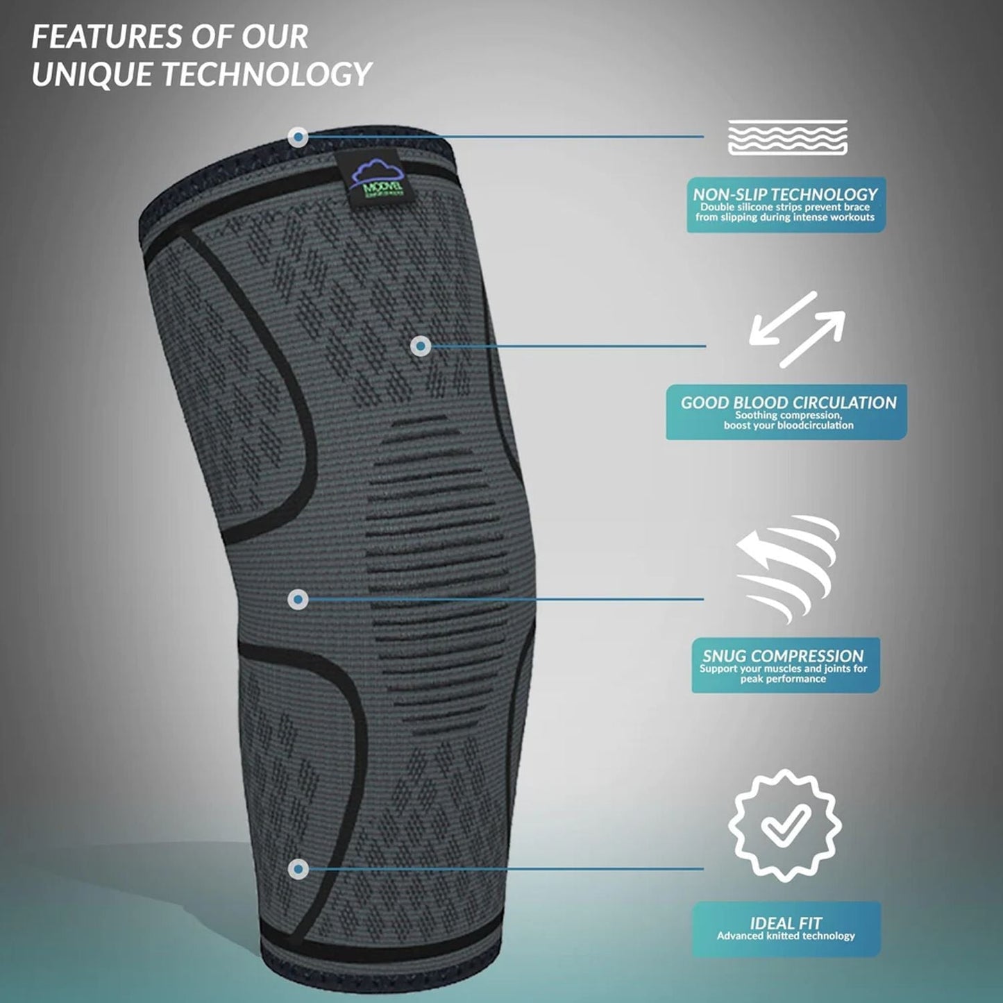 Scientific Knee Pads (HALF) - Random color (Green or Black)