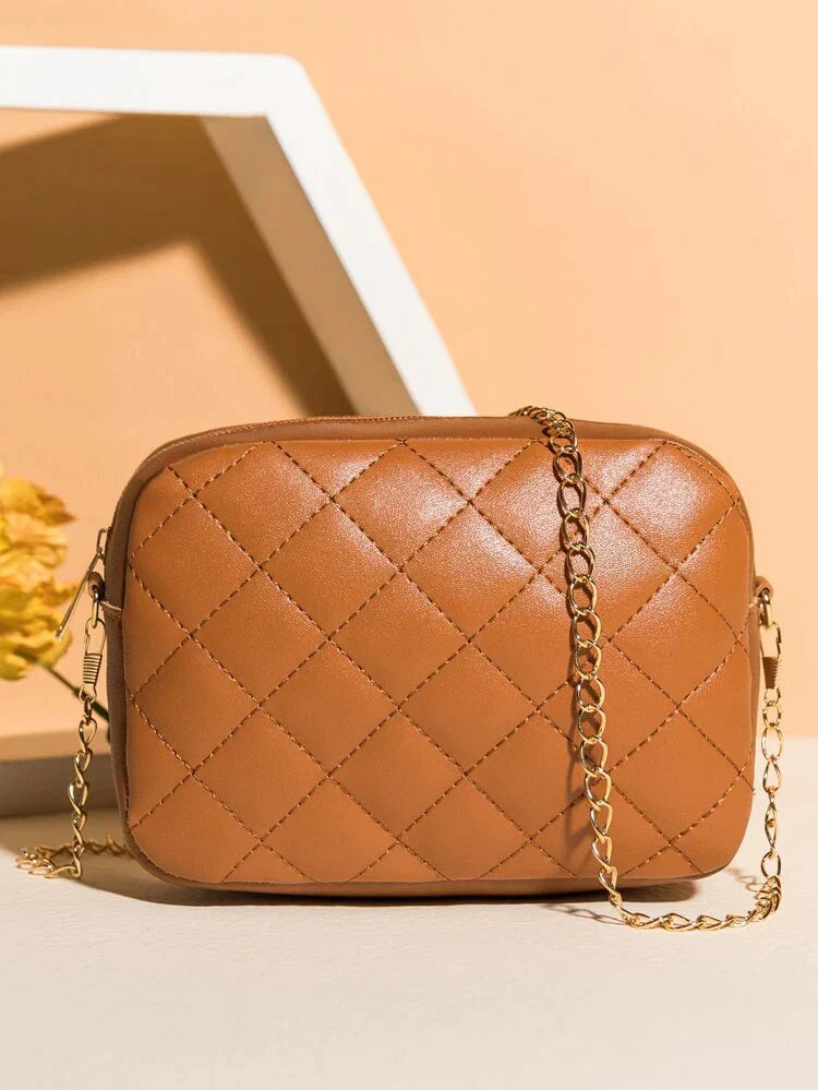 Urban Chic Crossbody Bag - Black