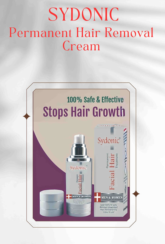 Sydonic permanent facial hair removal Made In Germany < ALLOW TO OPEN>