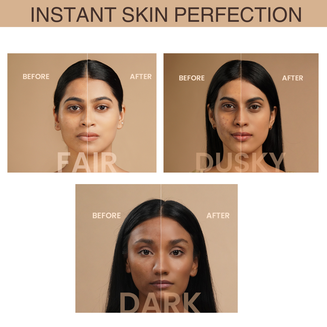 Charmacy Milano Matte Foundation 02 Cream- 30 Ml,With Spf 25 Sun Protection, Buildable Coverage,Instant Hydrating,Light Weight,Suitable For All Skin Types,Seamless Blend,Flawless Finish,No Tube