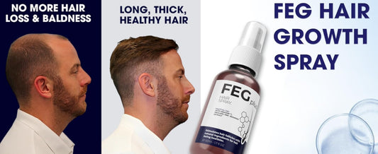 FEGPLUS Hair & Beard Growth Serum 50ml - 22% Seaweed Extract For Hair Loss Control & Hair Growth In Men & Women, Boost Thicker Beard & Hair,...