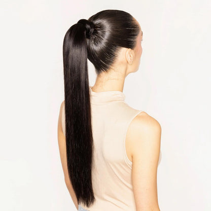 Long Hair Claw Clip Ponytail Elastic Band Extension