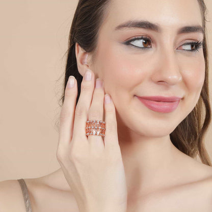 Pure 925 Silver 2 in 1 Ring + Bracelet (Free Size)[Convertible]