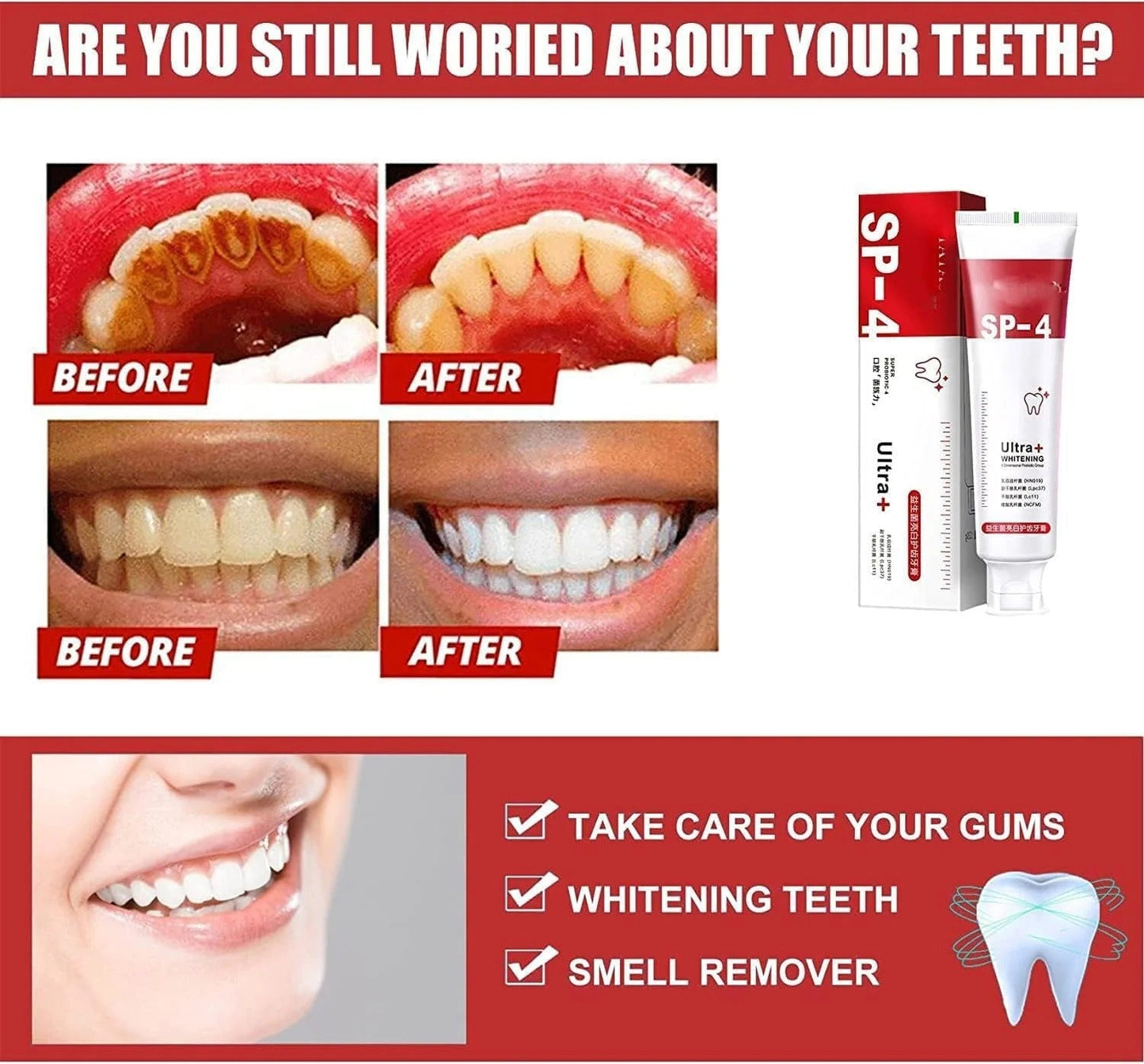 SP-4 Ultra Whitening Toothpaste