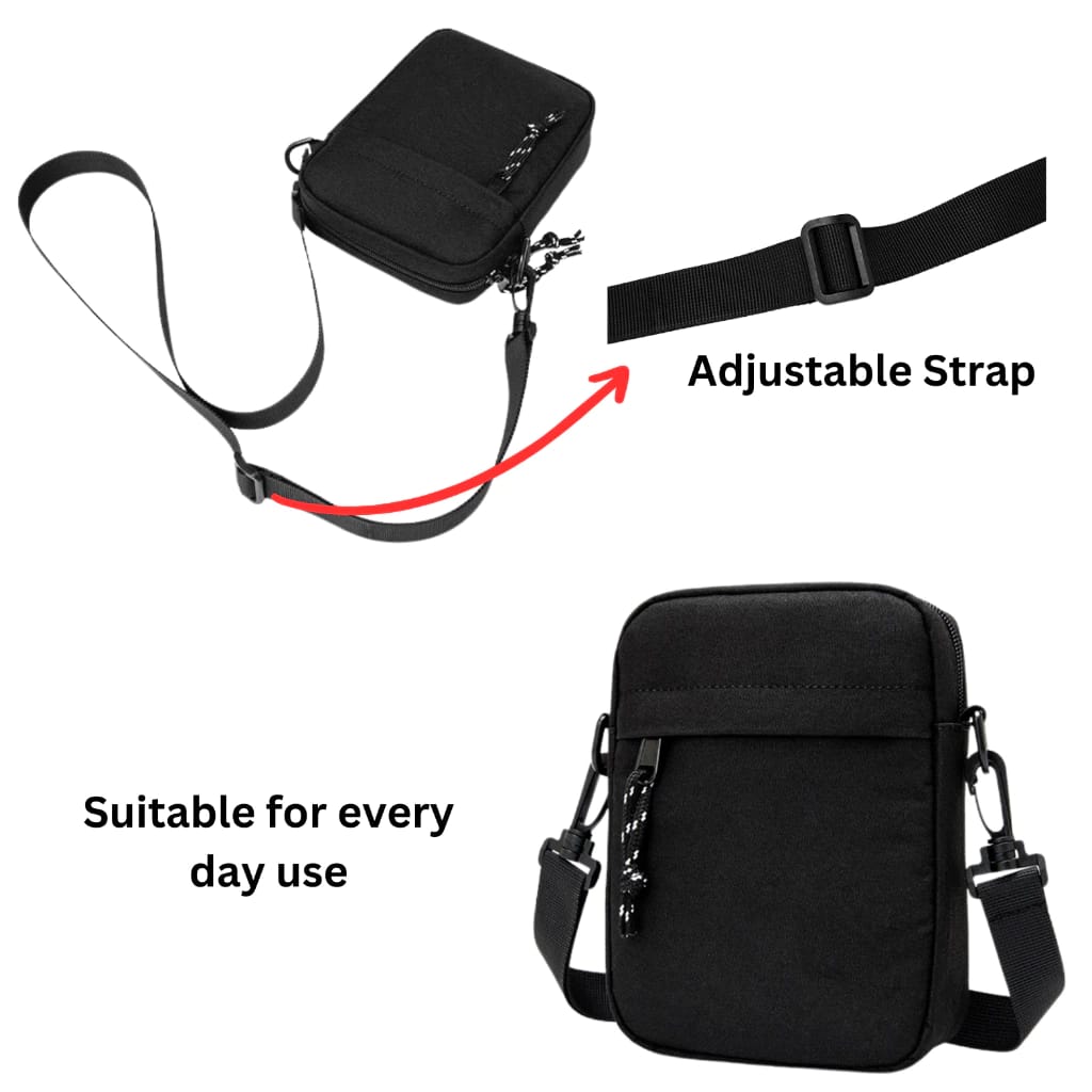 The SleekStride Minimalist Crossbody Organizer