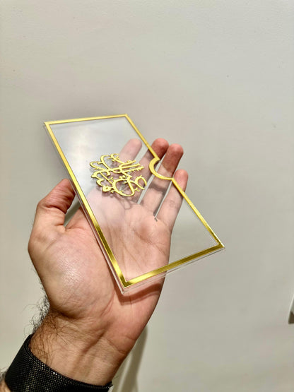 Premium Acrylic Eidi Envelopes – Eid Mubarak Gift Envelopes