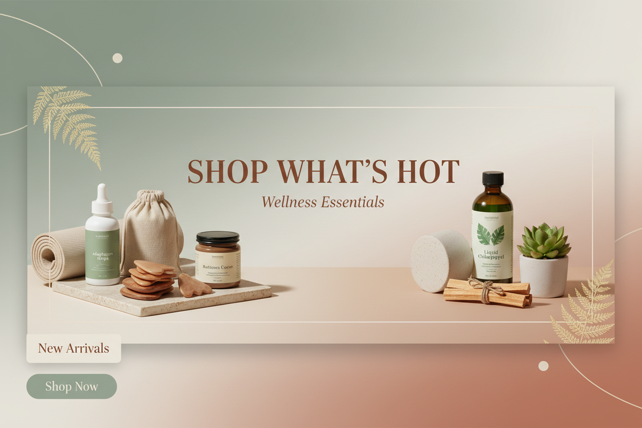 create a shopify store banner in trending products