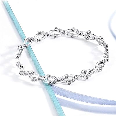 Pure 925 Silver 2 in 1 Ring + Bracelet (Free Size)[Convertible]
