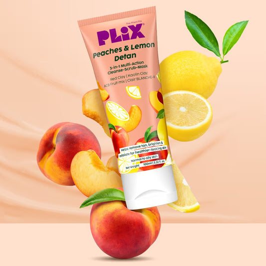 PLIX - The Plant Fix | Peaches & Lemon Detan Body Lotion SPF15 For Tan – NewU
