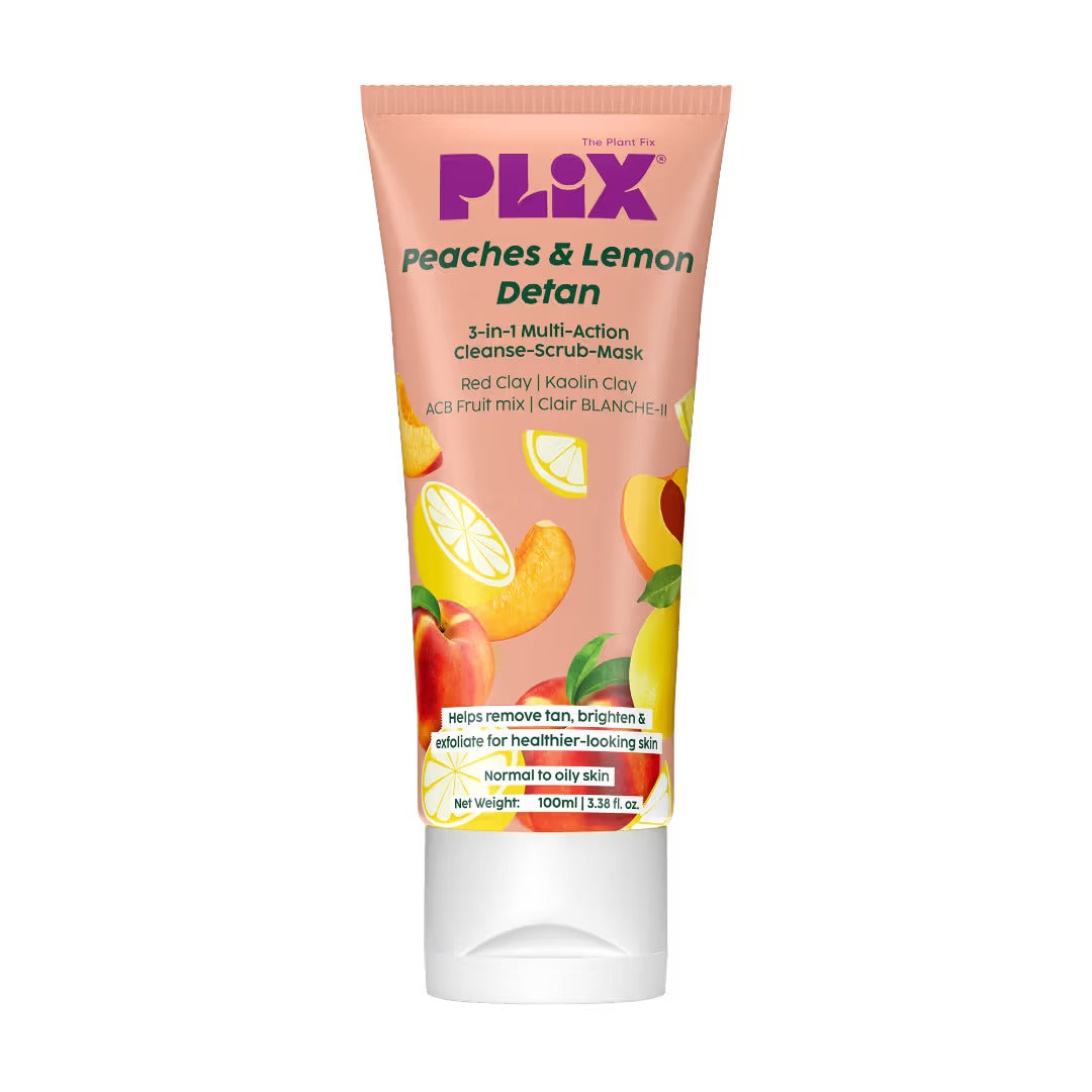 PLIX - The Plant Fix | Peaches & Lemon Detan Body Lotion SPF15 For Tan – NewU