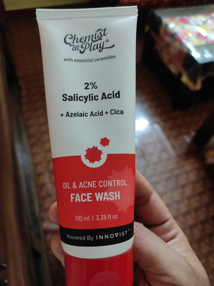 2% Salicylic Acid Face Wash for Acne & Oil Control - 100 ml