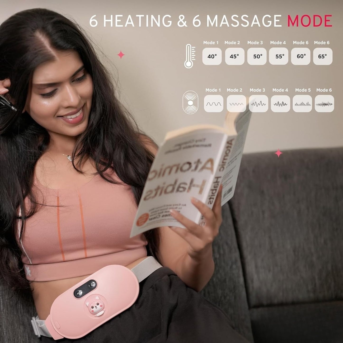 Period's Heating Pads for Cramps, Heating Pad for Back Pain Relief