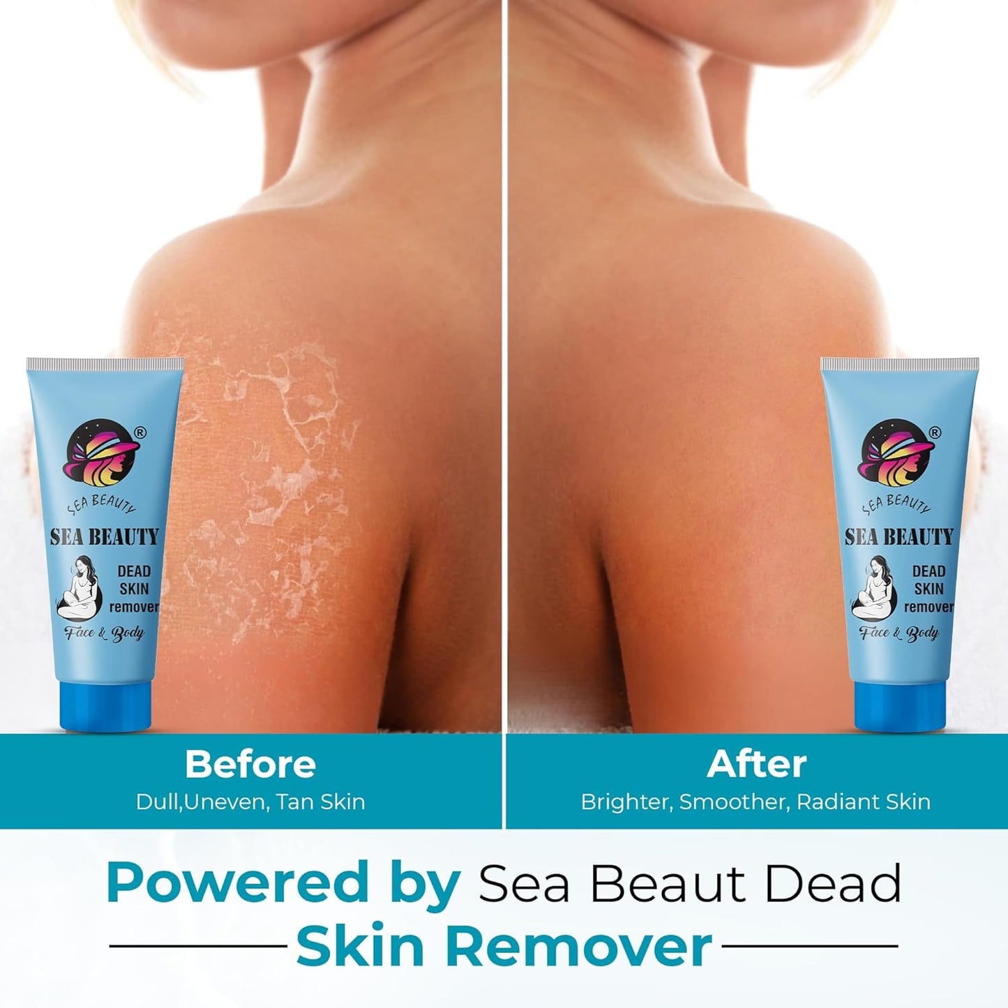 Dead Skin Remover Exfoliate gel for smooth and soft get Tan Free Skin Pack of 1 100ml