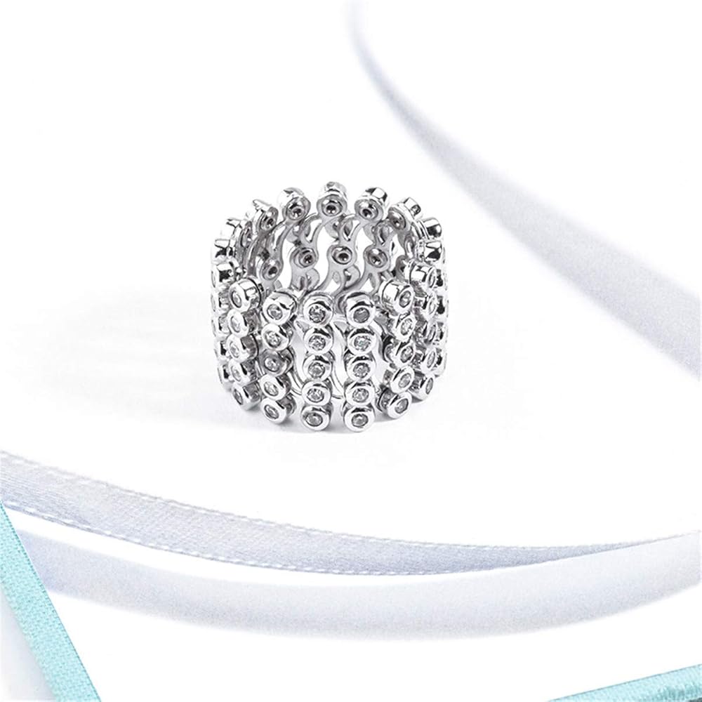 Pure 925 Silver 2 in 1 Ring + Bracelet (Free Size)[Convertible]