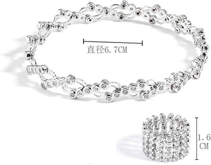 Pure 925 Silver 2 in 1 Ring + Bracelet (Free Size)[Convertible]