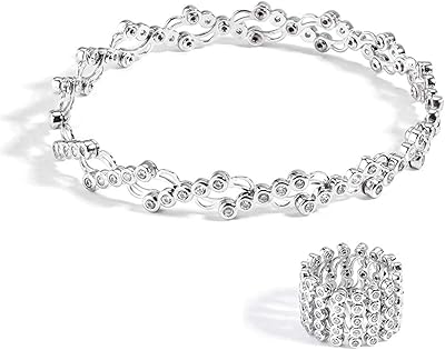 Pure 925 Silver 2 in 1 Ring + Bracelet (Free Size)[Convertible]