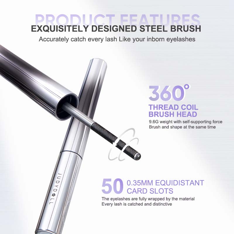 Judy Doll 3D Curling Eyelash Iron Mascara Curly #01 Black