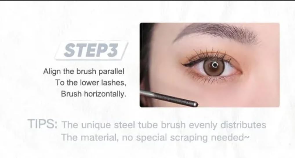 Judy Doll 3D Curling Eyelash Iron Mascara Curly #01 Black